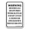 Signmission Safety Sign, 18 in Height, Aluminum, 12 in Length, Equine - New Mexico A-1218 Equine - New Mexico - alternate 1